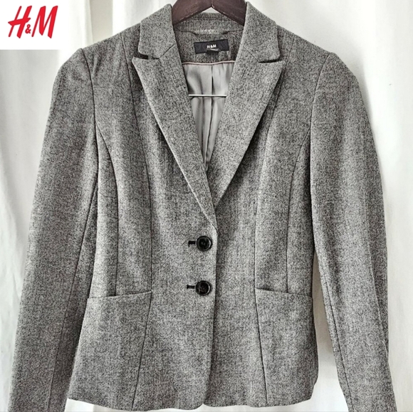 H&M Blazer - Charcoal Grey - Picture 1 of 12